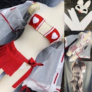 New! Sexy bunny Japanese school girl cosplay
